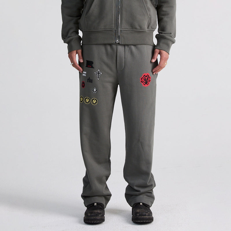 RTA Cameron Military Patch Sweatpant Men’s Pants