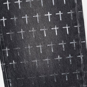 RTA Franco Wide Leg Jean | Noir Coated Grey Men’s Pants