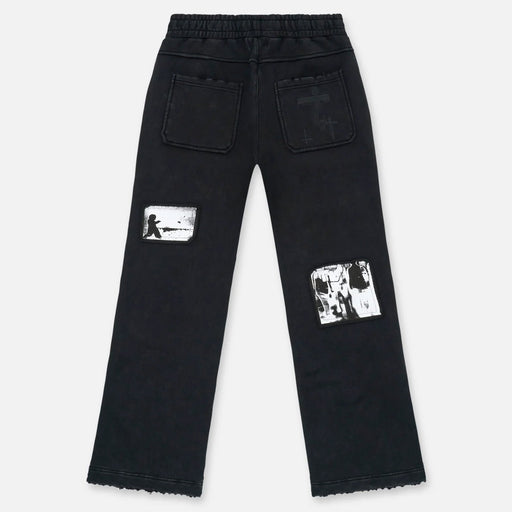 RTA Griffin Sweatpant | Vintage Black Digital Patch Men’s Pants