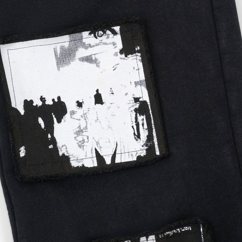 RTA Griffin Sweatpant | Vintage Black Digital Patch Men’s Pants