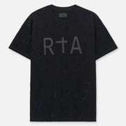 RTA Liam Short Sleeve Tee | Black Crystal Men’s T-Shirts 194693268165