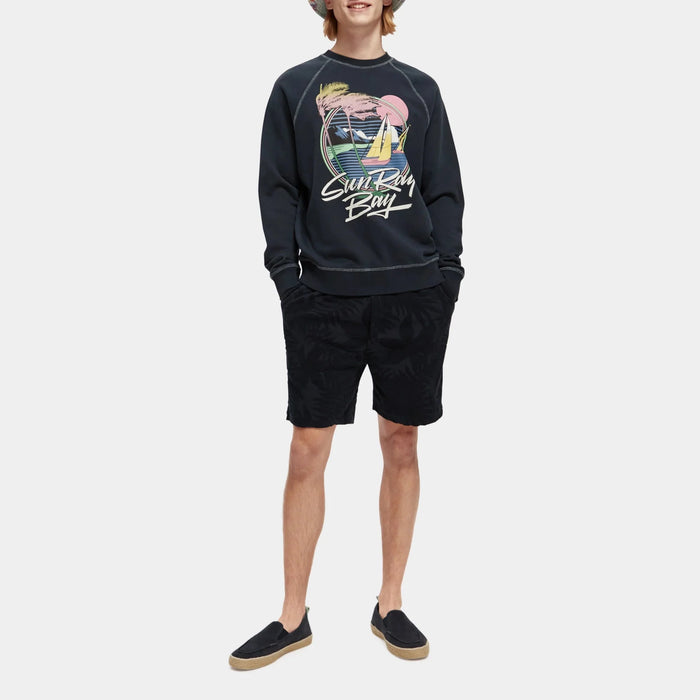 Scotch & Soda Printed Jacquard Shorts Mens Pants 483911 Free Shipping Worldwide