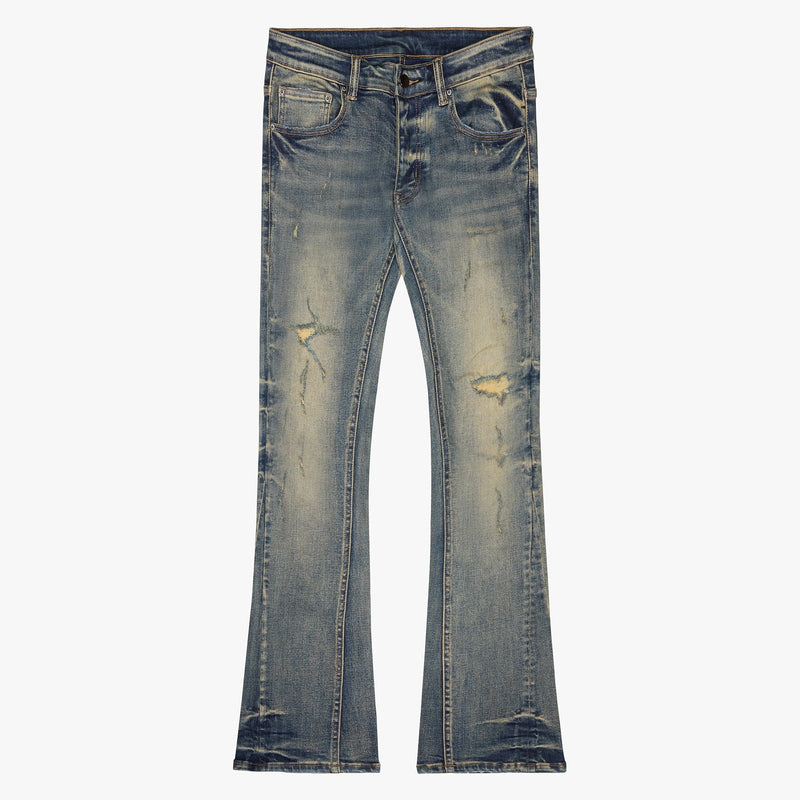 SILNT CHPTRS ’Reality’ Stacked Flare Jeans Men’s Pants 704415198177