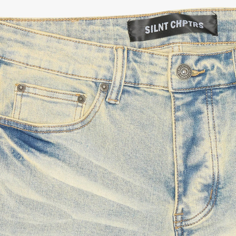 SILNT CHTPRS ’Chptrs’ Stacked Jeans Men’s Pants CHPTRS