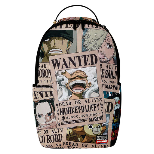 SPRAYGROUND ONE PIECE WANTED SHARK POSTERS BACKPACK Backpacks Sprayground 195029059563