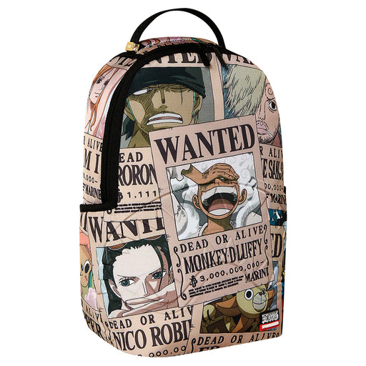 SPRAYGROUND ONE PIECE WANTED SHARK POSTERS BACKPACK Backpacks Sprayground 195029059563
