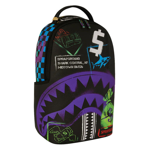 SPRAYGROUND SHARK CENTRAL X DLXSV BACKPACK Backpacks Sprayground 195029055374