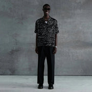 STAMPD Letter Camp Collar Buttondown Shirt Mens Shirts 840200641104 Free Shipping Worldwide