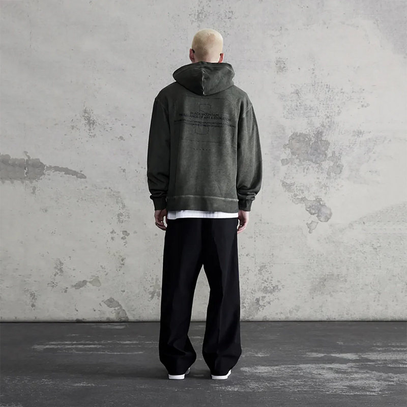 STAMPD Mountain Oiled Wash Transit Hoodie Mens Hoodies 840200641821 Free Shipping Worldwide