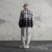 STAMPD Mountain Transit Dip Dye Mason Shirt Mens Tees 840200641586 Free Shipping Worldwide