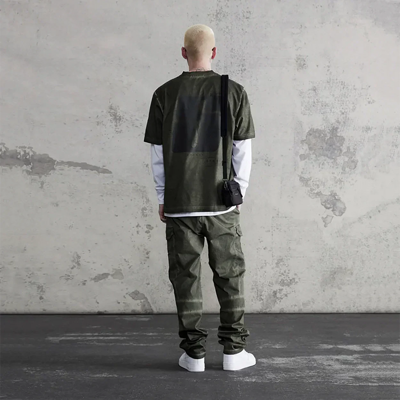 STAMPD Oil Washed Transit Relaxed Tee Mens Tees 840200641401 Free Shipping Worldwide