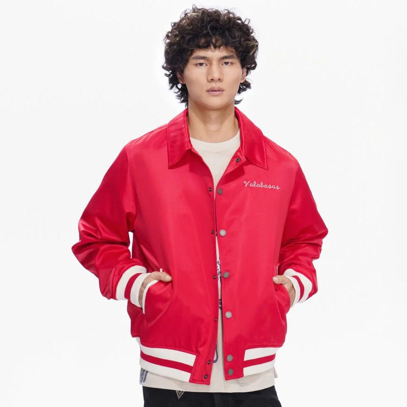 Valabasas Applause Satin Varsity Jacket Men’s Jackets VALABASAS