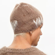 Valabasas Chordata Beanie – Brown Mohair Knit Men’s Hats VALABASAS 704415338832