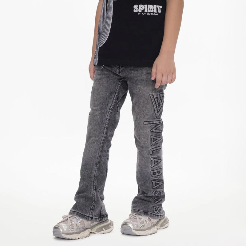 Valabasas Kids “Lore” Stacked Jeans Pants VALABASAS