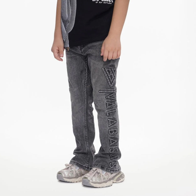 Valabasas Kids “Lore” Stacked Jeans Pants VALABASAS