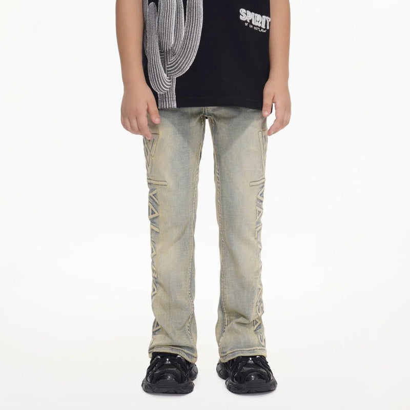 Valabasas Kids “Lore” Stacked Jeans Pants VALABASAS