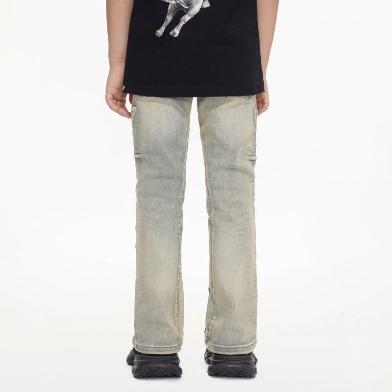 Valabasas Kids “Lore” Stacked Jeans Pants VALABASAS