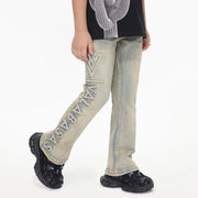 Valabasas Kids “Lore” Stacked Jeans Pants VALABASAS 704415296774