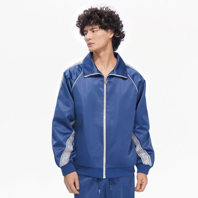 Valabasas Monaco Track Jacket – Blue Men’s Jackets VALABASAS 704415325344