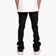 Valabasas Nitrous Denim – Black Waxed Stacked Men’s Pants VALABASAS