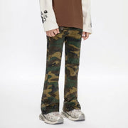 Valabasas Recon Kids Foliage Green Stacked Jeans Pants VALABASAS