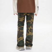 Valabasas Recon Kids Foliage Green Stacked Jeans Pants VALABASAS