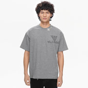 Valabasas Royalty Rhinestone Tee – Light Grey Men’s T-Shirts VALABASAS