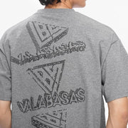 Valabasas Royalty Rhinestone Tee – Light Grey Men’s T-Shirts VALABASAS