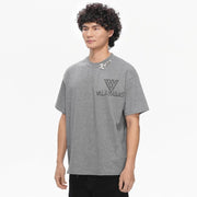 Valabasas Royalty Rhinestone Tee – Light Grey Men’s T-Shirts VALABASAS