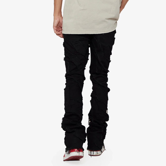 Metro Fusion - Valabasas Saber Stacked Flare Jean - Men's Pants Metro Fusion - Valabasas Saber Stacked Flare Jean - Men's Pants