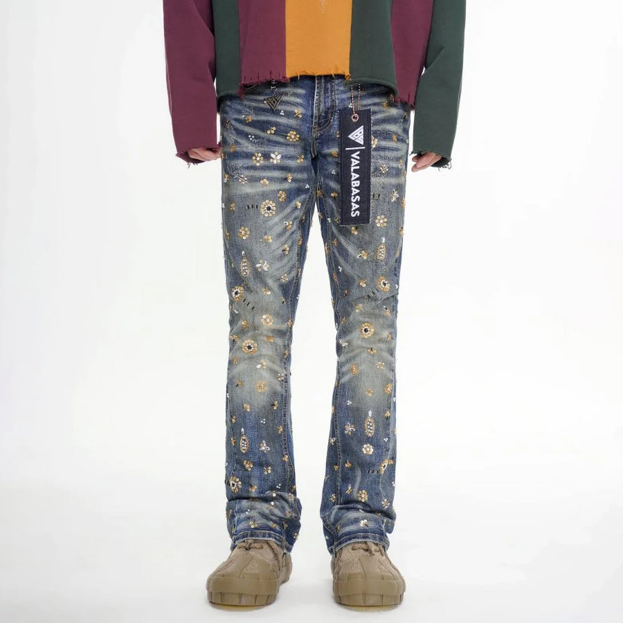 Metro Fusion - Valabasas Shea Stacked Jeans - Men's Pants