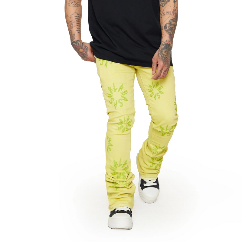 Valabasas Stacked Art Jean Mens Pants & Shorts VALABASAS 729205350917 Free Shipping Worldwide