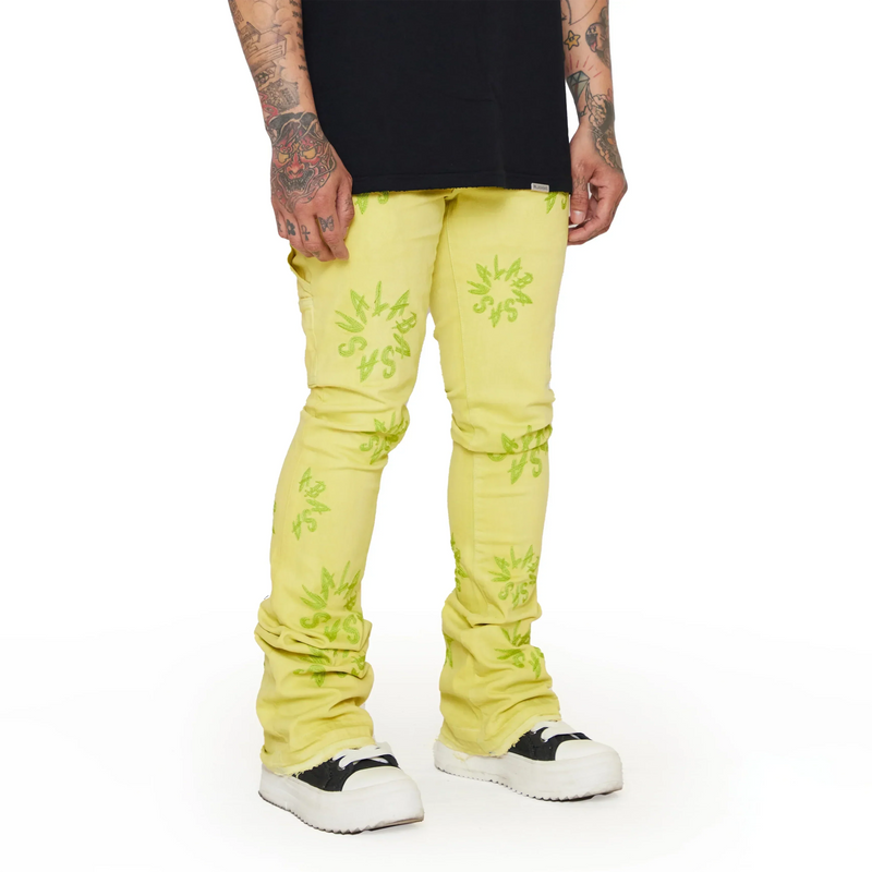 Valabasas Stacked Art Jean Mens Pants & Shorts VALABASAS 729205350917 Free Shipping Worldwide