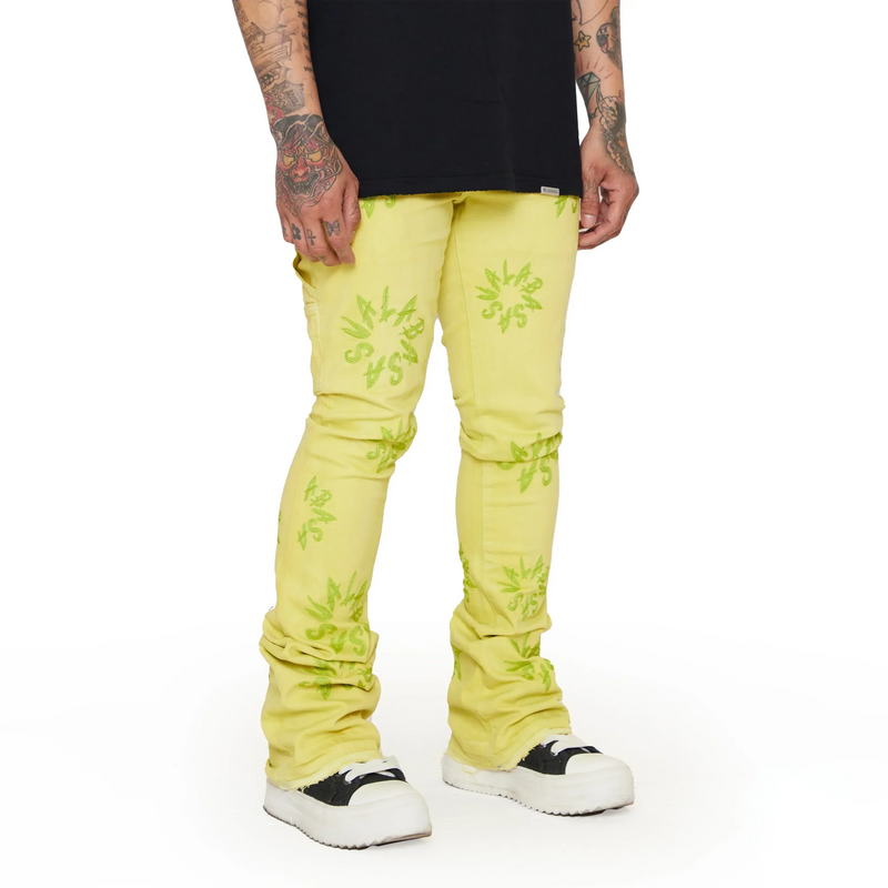 Valabasas Stacked Art Jean Mens Pants & Shorts VALABASAS 729205350917 Free Shipping Worldwide