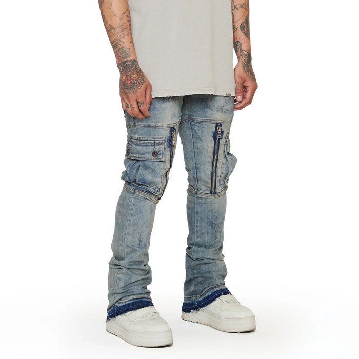Metro Fusion - Valabasas Stacked 'Ocean' Jean - Men's Pants Metro Fusion - Valabasas Stacked 'Ocean' Jean - Men's Pants