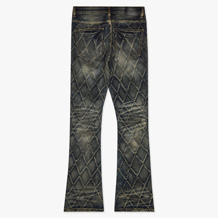 Valabasas Tire Stacked Flare Jean Men’s Pants VALABASAS