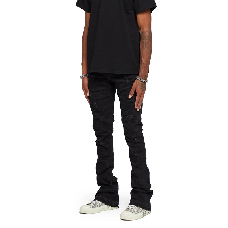 Valabasas West Stacked Flare Jean Men’s Pants VALABASAS 729205320378 Free Shipping Worldwide