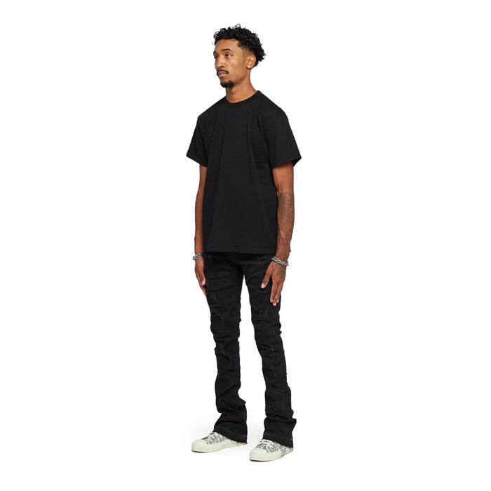 Valabasas West Stacked Flare Jean Men’s Pants VALABASAS 729205320378 Free Shipping Worldwide