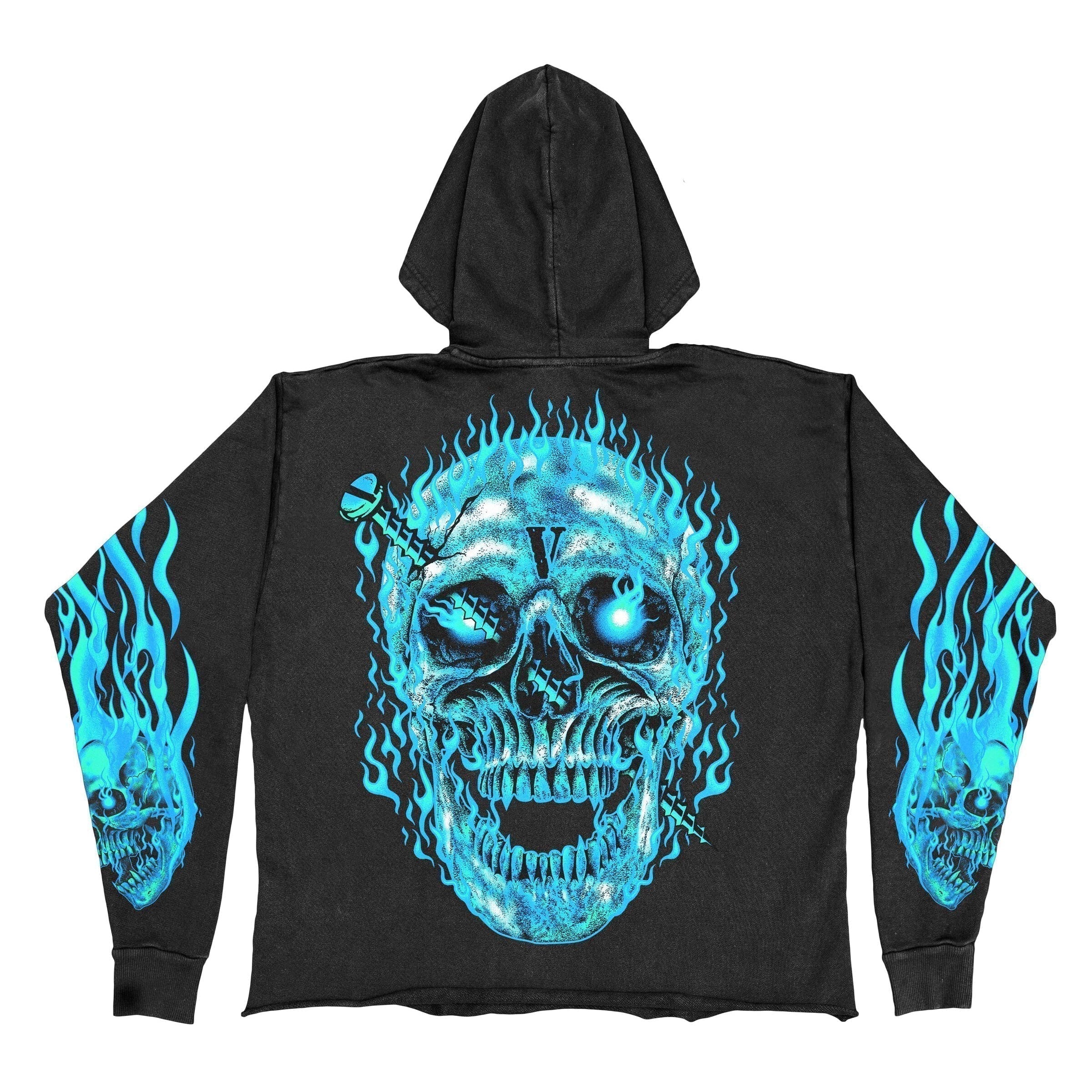 Metro Fusion - VLONE BIG SKULL HOODIE - Men's Hoodies