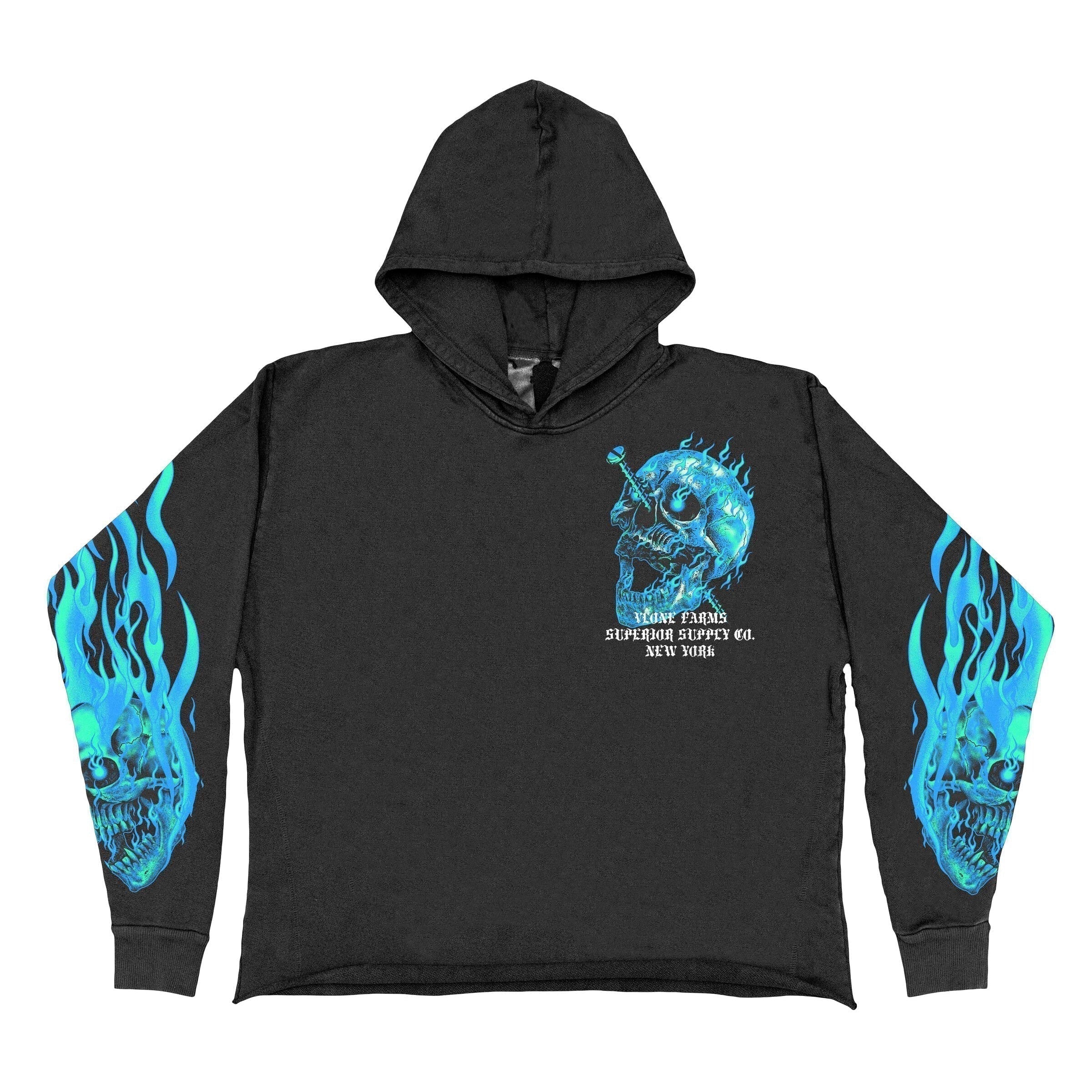 Metro Fusion - VLONE BIG SKULL HOODIE - Men's Hoodies