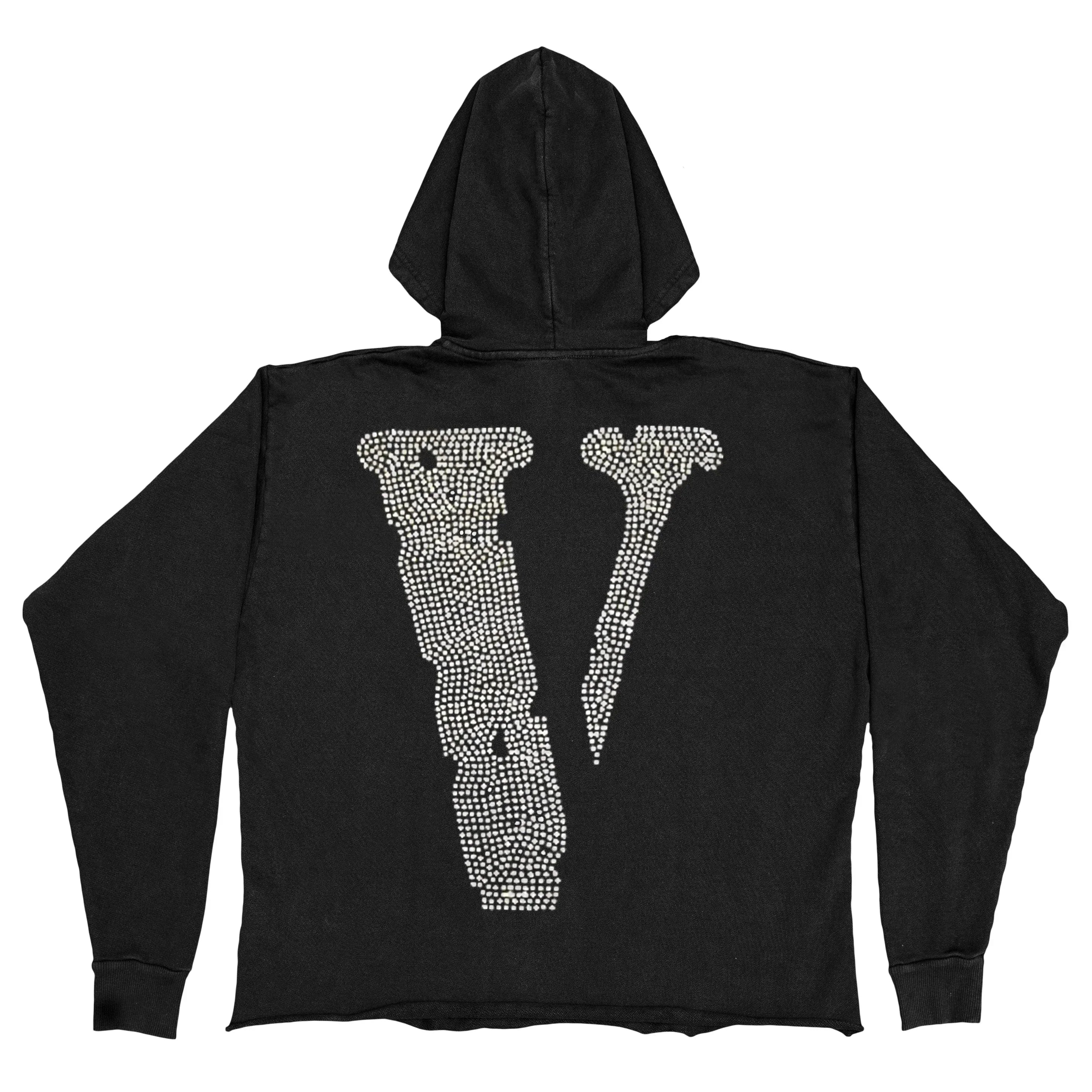 VLONE STAPLE HOODIE WHITE YELLOW BLACK L