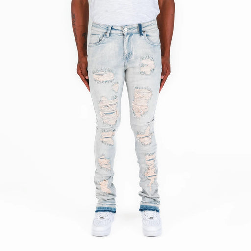 Pheelings Mens Seize The Day Flare Stack Denim Jean Pants & Shorts Free Shipping Worldwide