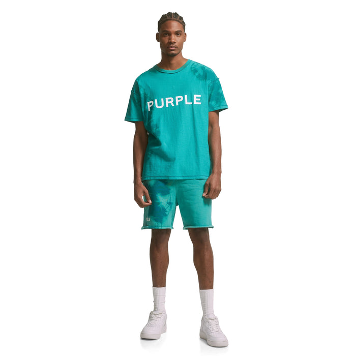 Metro Fusion - Purple Brand Core Fanfare Green Heavy Fleece Shorts - Men\'s  Shorts