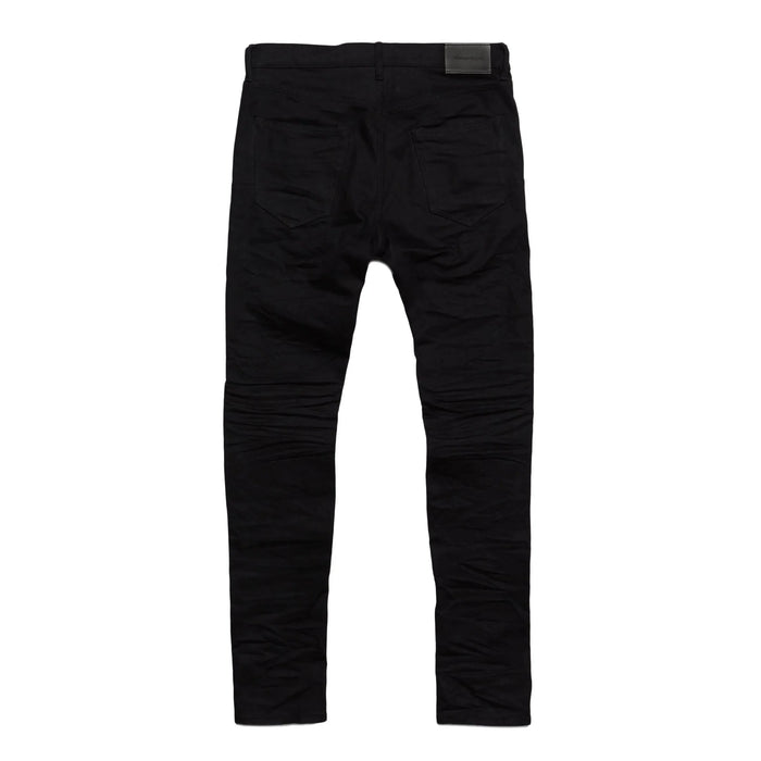 Buy Urbano Fashion Men Black Knee Slit Distressed Jeans Stretchable online