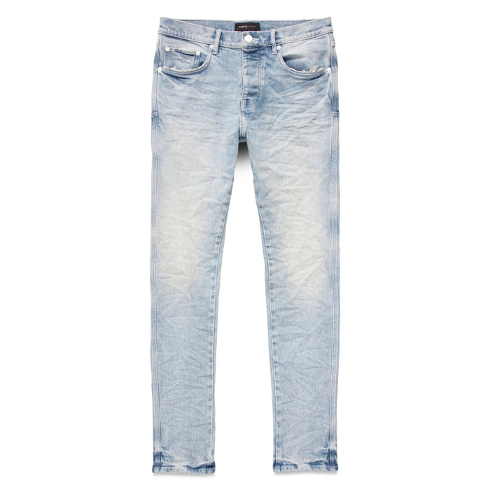 Purple Brand Light Blue Skinny Jeans With Rips Detail In Stretch Cotton  Denim Man for Men