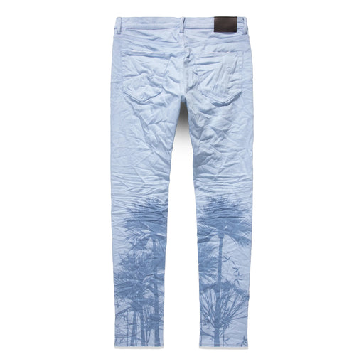Purple Brand P001 Placid Blue Palms Print Jean Mens Pants & Shorts 197027028688 Free Shipping Worldwide