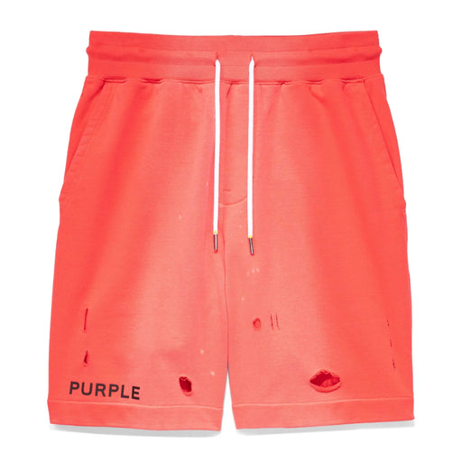 Purple Brand P451 French Terry Poppy Red Short Mens Pants & Shorts 197027021948 Free Shipping Worldwide
