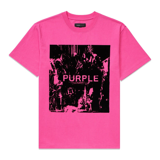 Purple Brand Playback Flock Neon Pink T-Shirt Tee Mens 197027032340 Free Shipping Worldwide