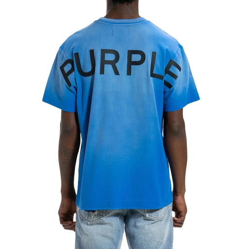 Purple Brand Textured Wordmark T-Shirt Mens Tees 197027046446 Free Shipping Worldwide