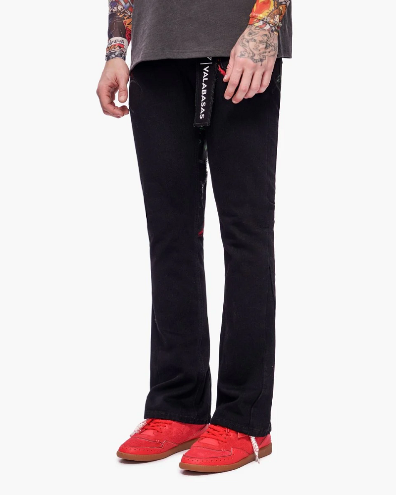 VALABASAS VLBS-VJ3-1128 RYU STACKED DENIM JEANS